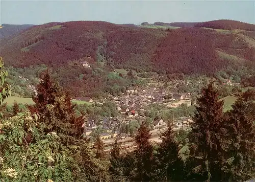 AK / Ansichtskarte  Leutenberg_Saalfeld_Thueringen Blick von der Schwarzenshoehe