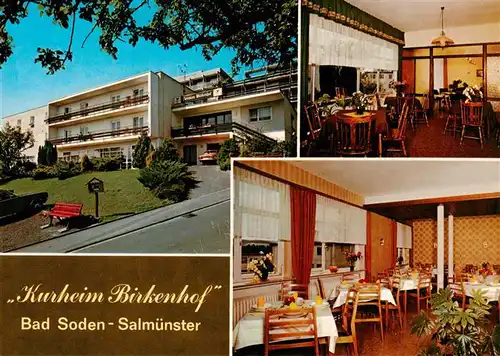 AK / Ansichtskarte  Bad_Soden-Salmuenster Kurheim Birkenhof Gastraeume