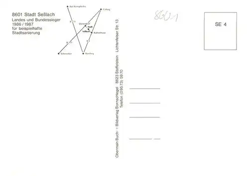 AK / Ansichtskarte  Sesslach Orts und Teilansichten
