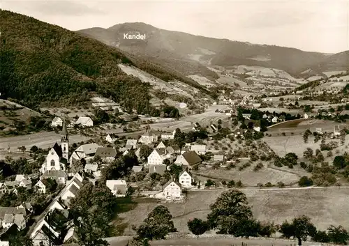 AK / Ansichtskarte 73960224 Glottertal Panorama Blick zum Kandel Schwarzwald
