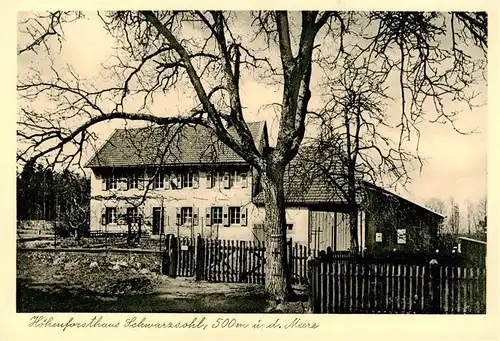 AK / Ansichtskarte  Elmstein_Rheinland-Pfalz Hoehenforsthaus Schwarzsohl