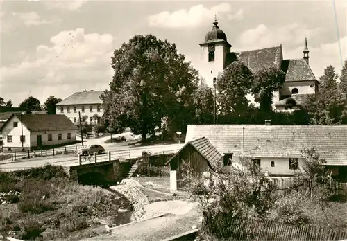 AK / Ansichtskarte 73960264 Krivsoudov_Minderstadt_Cechtic_CZ Ansicht mit Kirche