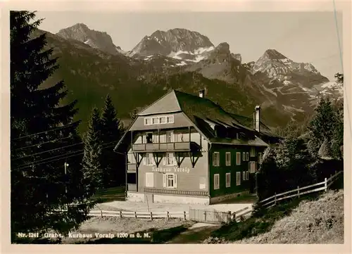 AK / Ansichtskarte  Grabs_SG Kurhaus Voralp Alpen