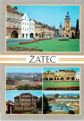 AK / Ansichtskarte  Zatec_Saaz_CZ Motive Stadtzentrum