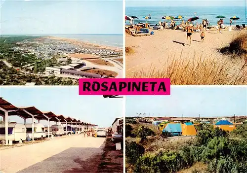 AK / Ansichtskarte  Bosolina Luftaufnahme Strand Rosapineta Camping