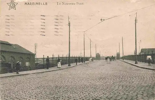 AK / Ansichtskarte  Marcinelle_Charleroi_Belgie Le nouveau pont Feldpost