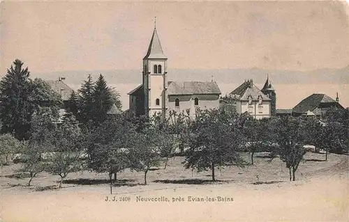 AK / Ansichtskarte  Neuvecelle_74_Haute-Savoie Vue d'ensemble Eglise