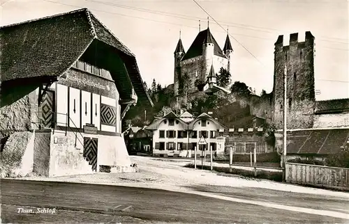 AK / Ansichtskarte  THUN_BE Schloss Feldpost
