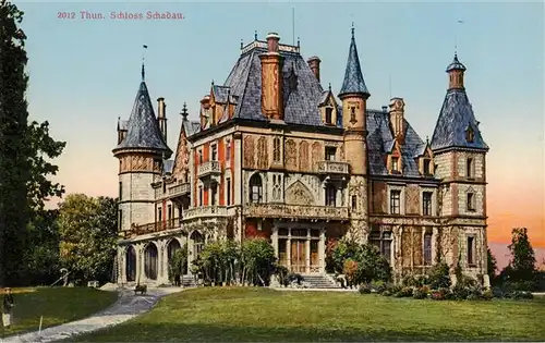 AK / Ansichtskarte  THUN_BE Schloss Schadau