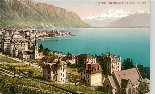 AK / Ansichtskarte  Montreux__VD et la Dent du Midi