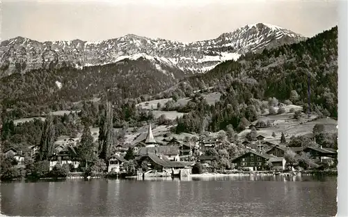 AK / Ansichtskarte  Leissigen_Thunersee_BE mit Morgenberg