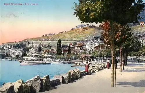 AK / Ansichtskarte  Montreux__VD Les Quais