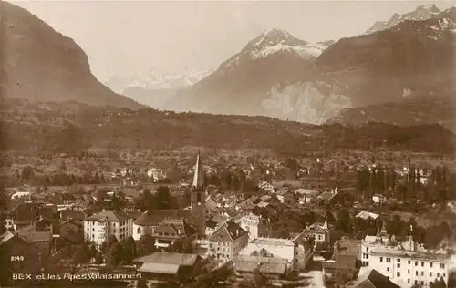 AK / Ansichtskarte  Bex-les-Bains_VD et les Alpes Valaisannes