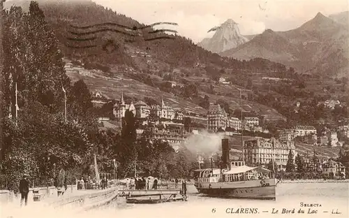 AK / Ansichtskarte  Clarens__Montreux_VD Le Bord du Lac