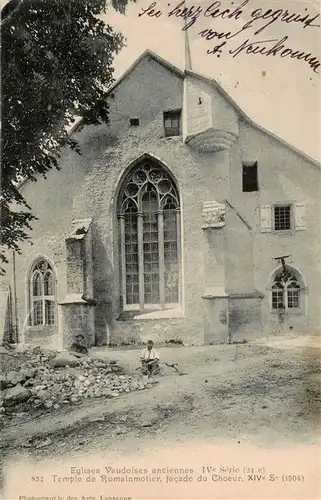 AK / Ansichtskarte  Romainmotier Eglise