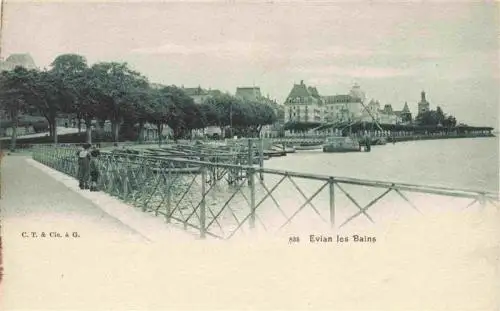 AK / Ansichtskarte  Evian-les-Bains_74 Uferpromenade