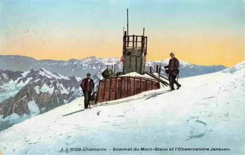 AK / Ansichtskarte  CHAMONIX_74_Haute-Savoie Sommet du Mont-Blanc et l'Observatoire Janssen