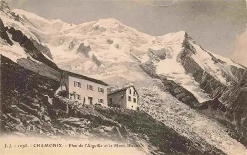 AK / Ansichtskarte  CHAMONIX_74_Haute-Savoie Plan de l'Aiguille et le Mont Blanc