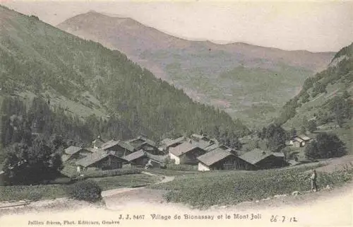 AK / Ansichtskarte  Bionassay_St-Gervais_-les-Bains_74_Haute-Savoie Vue du village et le Mont Joli