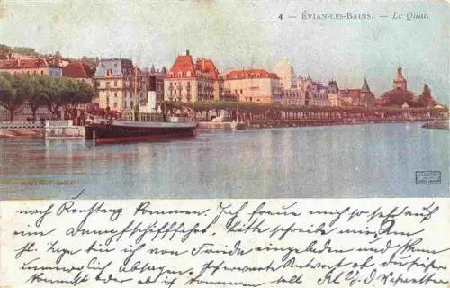 AK / Ansichtskarte  Evian-les-Bains_74 Le Quai