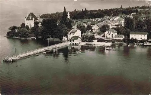 AK / Ansichtskarte  Yvoire_74_Haute-Savoie et le Lac Léman vue aérienne