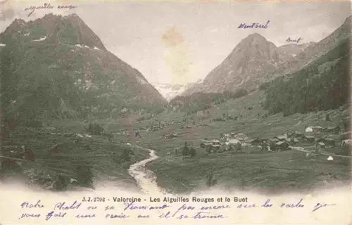 AK / Ansichtskarte  Vallorcine_Haute_Savoie_74 Vue générale et les Aiguilles Rouges et le Buet