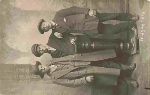 AK / Ansichtskarte  Dingsheim_67_Bas-Rhin Gruppenbild Junge Maenner Feldpost