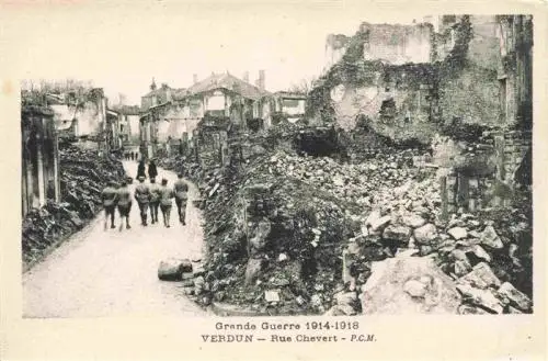 AK / Ansichtskarte  VERDUN__55_Meuse Rue Chevert Grande Guerre 1914-1918 Westlicher Kriegsschauplatz 1. Weltkrieg
