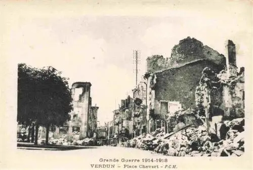 AK / Ansichtskarte  VERDUN__55_Meuse Place Chevert Grande Guerre 1914-1918 Westlicher Kriegsschauplatz 1. Weltkrieg