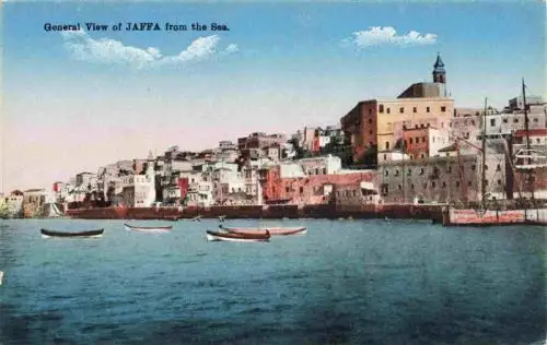 AK / Ansichtskarte  Jaffa_Tel-Aviv_Israel Vue générale prise de la mer