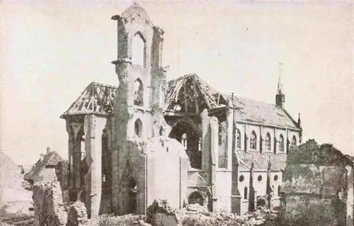 AK / Ansichtskarte  Cernay_68_Haut-Rhin Kirche Truemmer Kriegsschauplatz 1. Weltkrieg