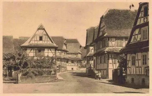 AK / Ansichtskarte  Hunspach_67_Bas-Rhin Dorfpartie