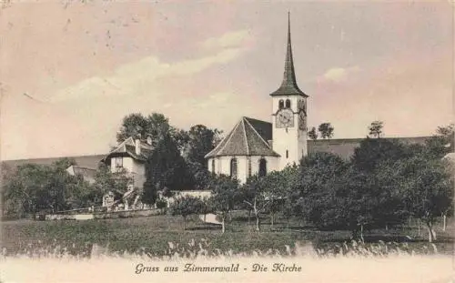 AK / Ansichtskarte  Zimmerwald_BE Kirche