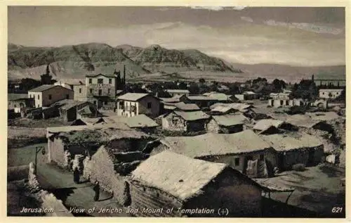 AK / Ansichtskarte  Jerusalem__Yerushalayim_Israel View of Jericho and Mount of Temptation