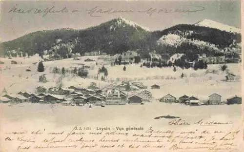 AK / Ansichtskarte  Leysin_VD Vue générale en hiver