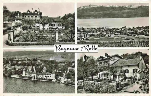 AK / Ansichtskarte  Bugnaux_Rolle_VD Panorama Alpen Restaurant Bellevue