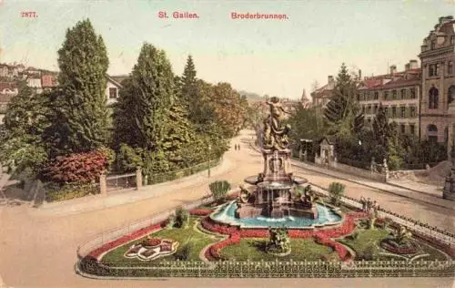AK / Ansichtskarte  St_Gallen_SG Broderbrunnen