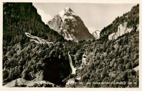 AK / Ansichtskarte  Meiringen_BE Reichenbachfall und Wellhorn