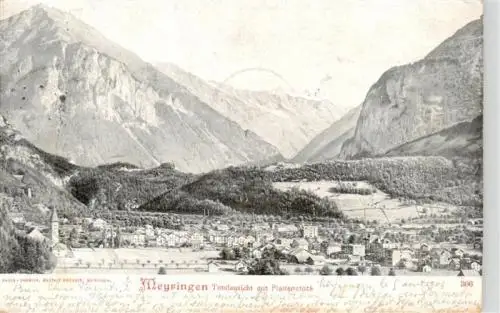 AK / Ansichtskarte  Meyringen_Meiringen_BE Panorama mit Plattenstock