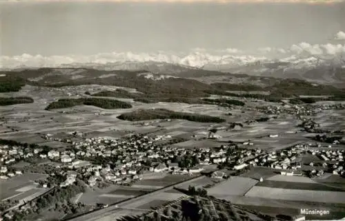 AK / Ansichtskarte  Muensingen_Konolfingen_BE Fliegeraufnahme