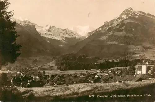 AK / Ansichtskarte  Frutigen_BE mit Doldenhorn Balmhorn und Altels