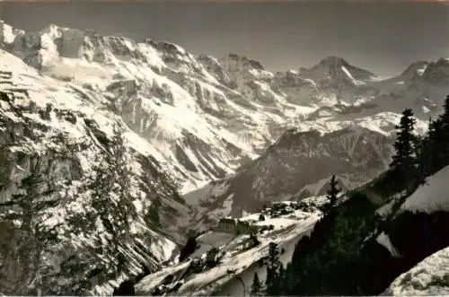 AK / Ansichtskarte  Muerren_BE Ebnefluh Mittaghorn Grosshorn Breithorn