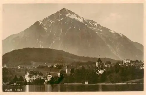 AK / Ansichtskarte  SPIEZ_Thunersee_BE Panorama