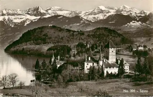 AK / Ansichtskarte  SPIEZ_Thunersee_BE Schloss Spiez