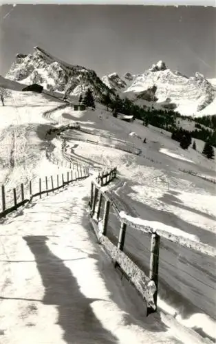 AK / Ansichtskarte  Schwenden Weg zum Grimmipass Rothorn und Spillgerte