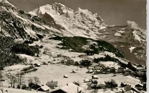 AK / Ansichtskarte  Wengen__BE mit Jungfrau