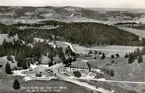AK / Ansichtskarte  CHAUX-DE-FONDS_LA_NE Hotel de la Vue des Alpes Vue aerienne