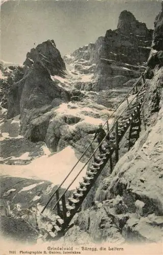 AK / Ansichtskarte  Grindelwald_BE Baeregg und die Leitern