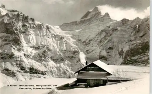 AK / Ansichtskarte  Grindelwald_BE Bergstation der Firstbahn Schreckhoerner