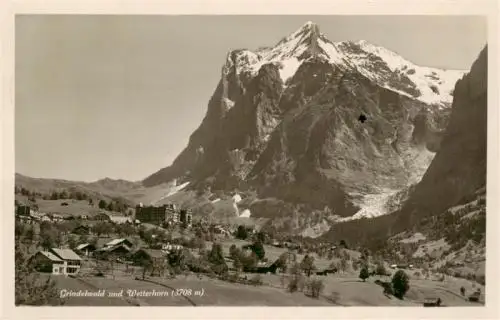 AK / Ansichtskarte  Grindelwald_BE und Wetterhorn